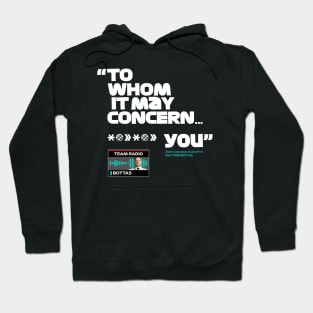 Valtteri Bottas to whom it may concern Hoodie